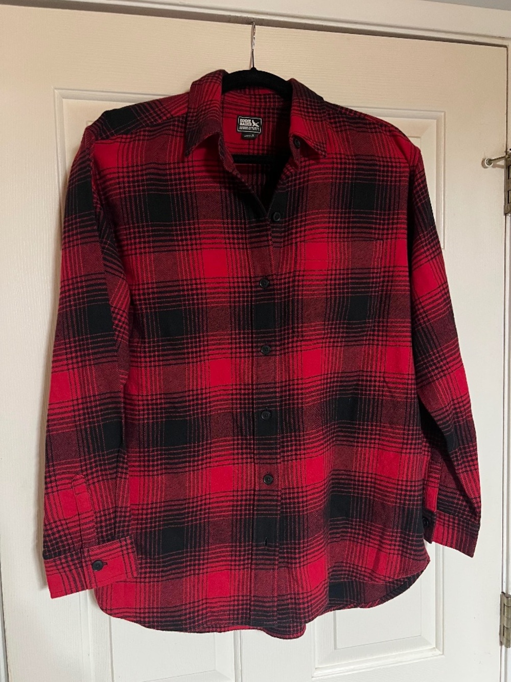 Women's Eddie Bauer Oversized Ballard Flannel (Thick) (Small)